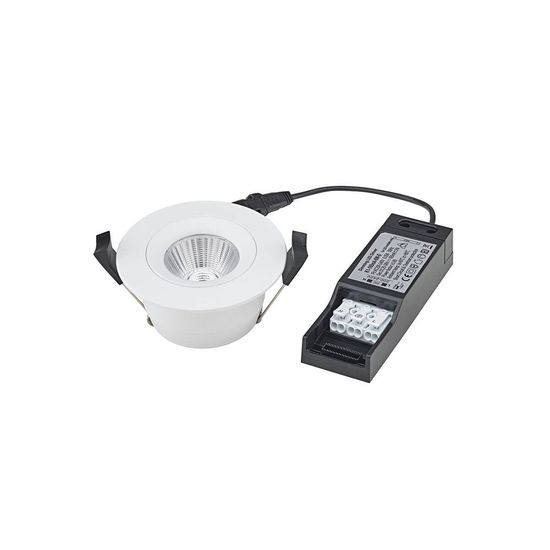 SIGOR Einbauleuchte Argent IP54 BM68/83mm IP54 LED-Modul 9W 3000K 36° Ra95 dimmbar 360° schwenkbar