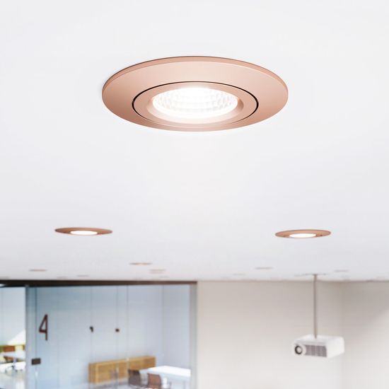 SIGOR Einbauleuchte Diled 6W 370lm 2700K Downlight weiß 36° dimmbar Warmweiss