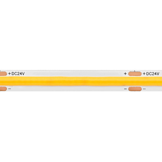 SIGOR 10W/m R2R COB LED-Streifen 3000K 5m 480 LED/m IP20 24V 950lm/m RA90 Warmweiss