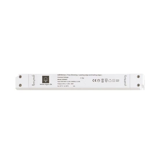 SIGOR Netzteil POWERLINE SLIM HF primärDIM 60W 24V 330x30x19mm 2,5A IP20