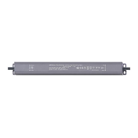 SIGOR Netzteil POWERLINE TRIAC SLIM OUTDOOR 150W 24V 300x32x23mm 6,25A IP66