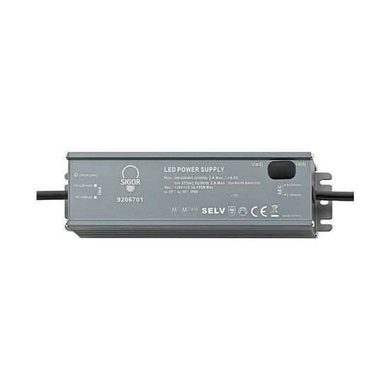 SIGOR Netzteil POWERLINE 150W 24VDC 221x62x37mm 6,3A IP65