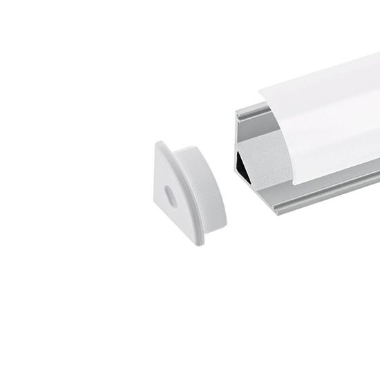 SIGOR Endkappe rund mit Loch für 9821101/9821201