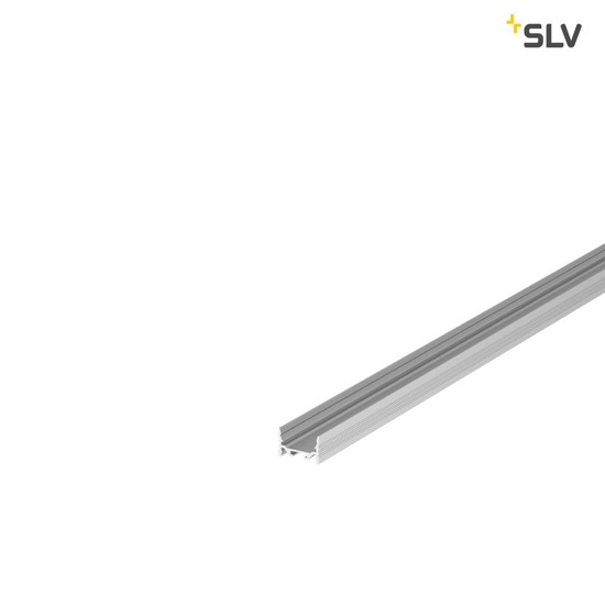SLV 1000502 GRAZIA 20 LED Aufbauprofil flach gerillt 2m alu
