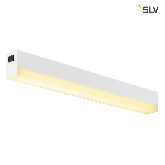 SLV 1001284 SIGHT LED Wand- und Decken- leuchte mit Schalter 600mm weiss