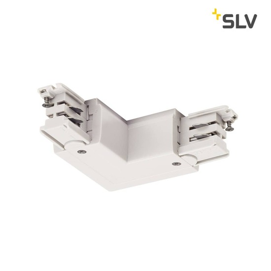 SLV 1001386 L-Verbinder für S-TRACK 3P.Schiene Erde außen verkehrsweiß