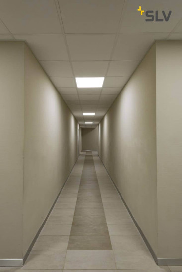 SLV 1001444 I-VIDUAL PANEL 600x600 LED Deckeneinbauleuchte UGR19 4000K + SLV LED Netzteil