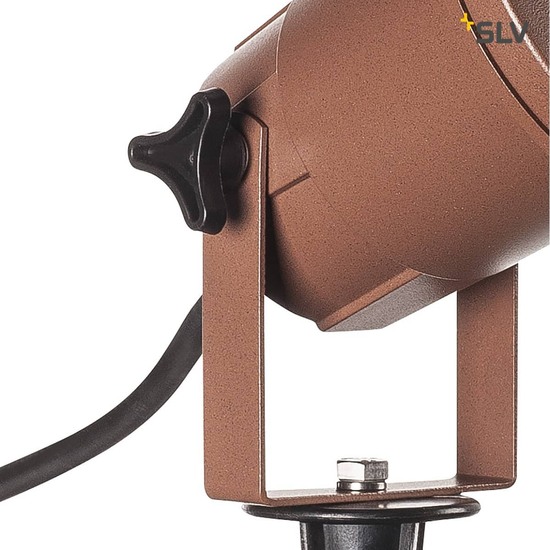 SLV 1001964 BIG NAUTILUS QPAR51 Outdoor Erdspießleuchte rost farbend IP65 max. 11W