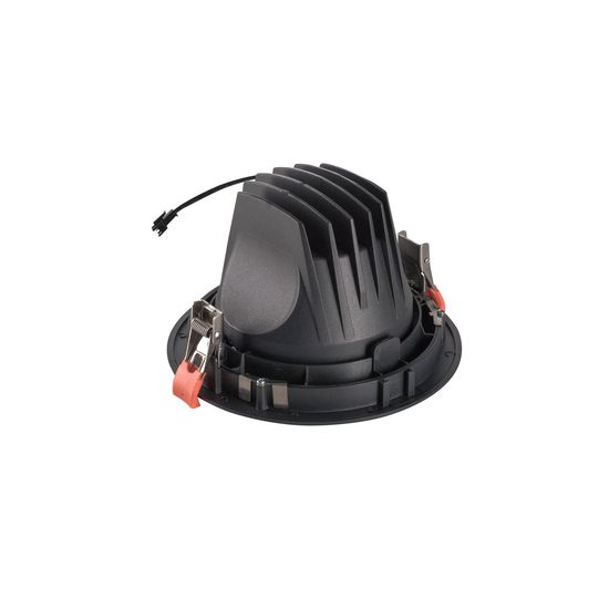 SLV 1003702 NUMINOS DL XL LED Einbauleuchte schwarz/chrom 2700K 40° drehbar