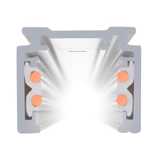 SLV 1006544 2m Aufbauschiene, 48V TRACK, weiß, DALI