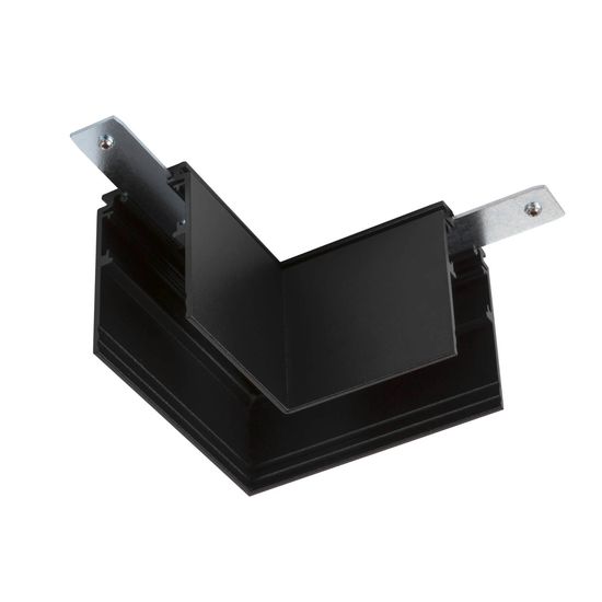 SLV 1006581 L-Verbinder, 48V TRACK, für Aufbauschiene tief, links, schwarz