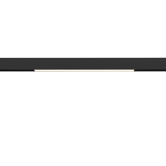 SLV IN-LINE 44, 48V Spot, opal, DALI, schwarz 14W, 1450lm, 4000K, CRI90, 95° 1006625