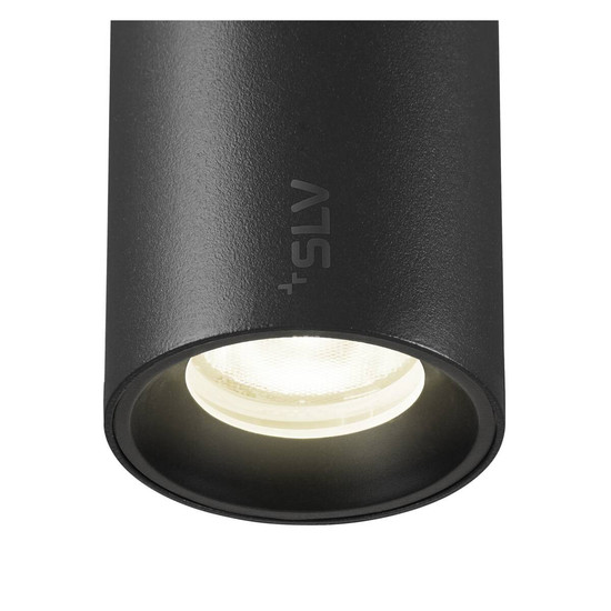 SLV NUMINOS XS, 48V Pendelleuchte, Pendellänge 150cm, 4000K, 40°, DALI 2, matt schwarz 1006798