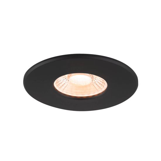 SLV 1007096 Universal Downlight Abdeckung, für Downlight IP65, rund, schwarz