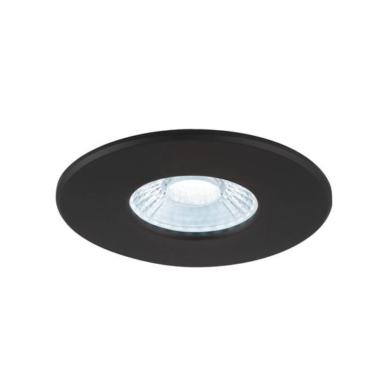 SLV 1007096 Universal Downlight Abdeckung, für Downlight IP65, rund, schwarz