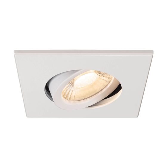 SLV 1007185 Universal Downlight Abdeckung, für Downlight schwenkbar, eckig, weiss