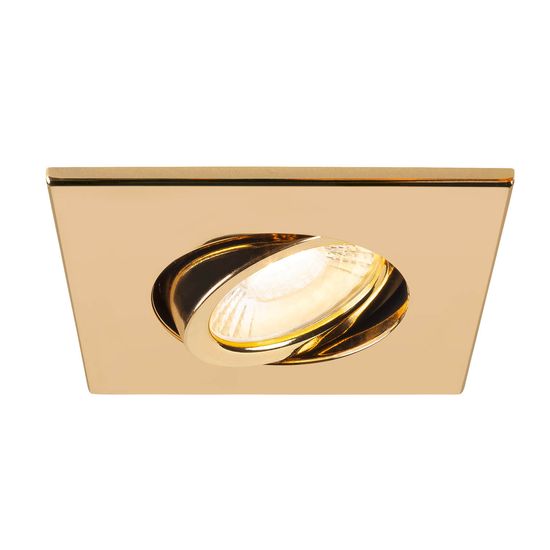 SLV 1007187 Universal Downlight Abdeckung, für Downlight schwenkbar, eckig, gold