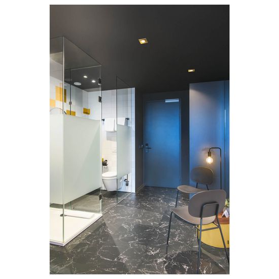 SLV 1007187 Universal Downlight Abdeckung, für Downlight schwenkbar, eckig, gold