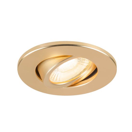 SLV 1007191 Universal Downlight Abdeckung, für Downlight IP65, rund, gold matt