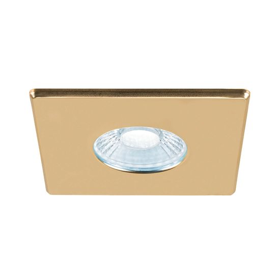 SLV 1007193 Universal Downlight Abdeckung, für Downlight IP65, eckig, gold matt