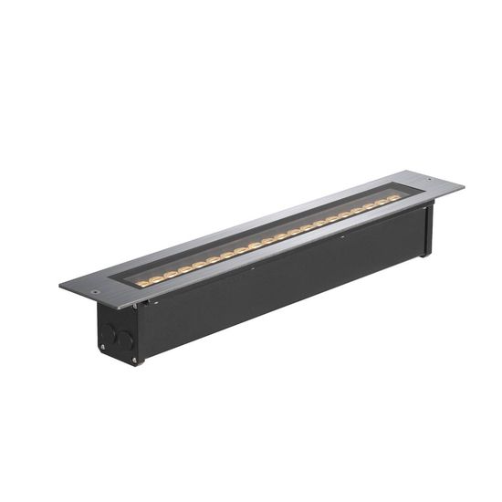 SLV 1007195 DASAR 600, LED Bodeneinbauleuchte, 18W, 3000K, IP65/IP67, quadratisch, edelstahl
