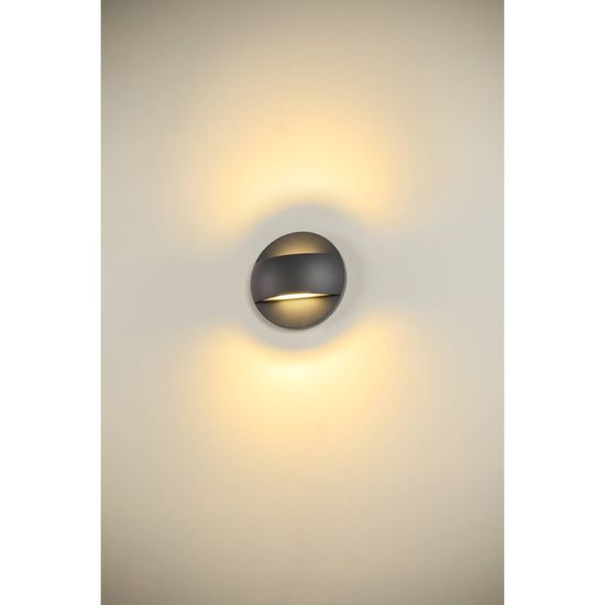 SLV 1007281 LID II UP/DOWN, LED Wandaufbauleuchte, 2700/3000K, 28W, PHASE, 100°, anthrazit