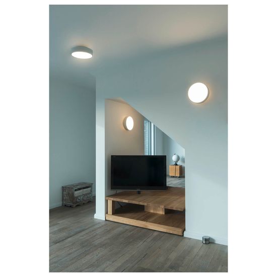 SLV 1007317 MEDO 30, LED Wand-Deckenaufbauleuchte rund 2700/3000/4000K, 12W, Phasenabschnitt, 110°, weiß