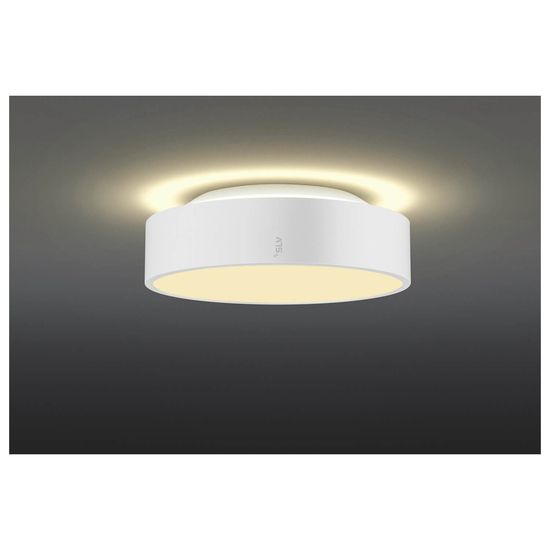 SLV 1007317 MEDO 30, LED Wand-Deckenaufbauleuchte rund 2700/3000/4000K, 12W, Phasenabschnitt, 110°, weiß