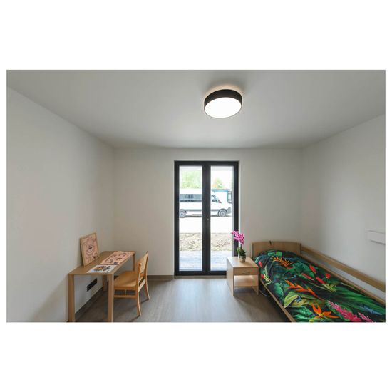 SLV 1007319 MEDO 40, LED Wand-Deckenaufbauleuchte rund 2700/3000/4000K, 20W, Phasenabschnitt, 110°, schwarz