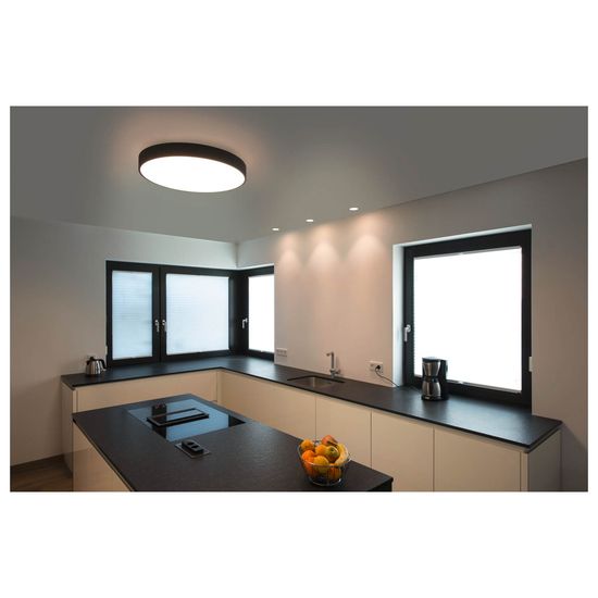 SLV 1007322 MEDO 60, LED Wand-Deckenaufbauleuchte rund 2700/3000/4000K, 39W, Phasenabschnitt, 110°, schwarz