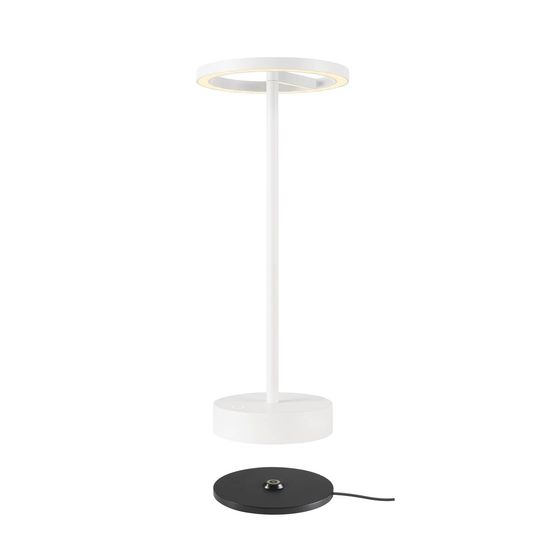 SLV 1007357 VINOLINA ONE, LED Akku-Tischleuchte IP54, 2700K, TOUCH, weiß