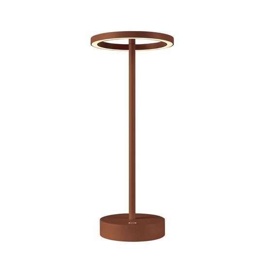 SLV 1007358 VINOLINA ONE, LED Akku-Tischleuchte IP54, 2700K, TOUCH, rost