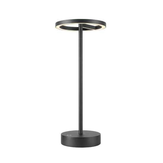SLV 1007359 VINOLINA ONE, LED Akku-Tischleuchte IP54, 2700K, TOUCH, schwarz
