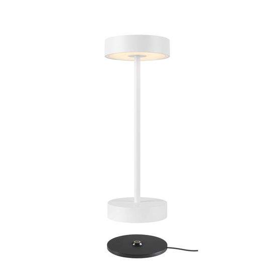 SLV 1007360 VINOLINA, LED Akku-Tischleuchte IP54, 2700/3000K, TOUCH, weiß