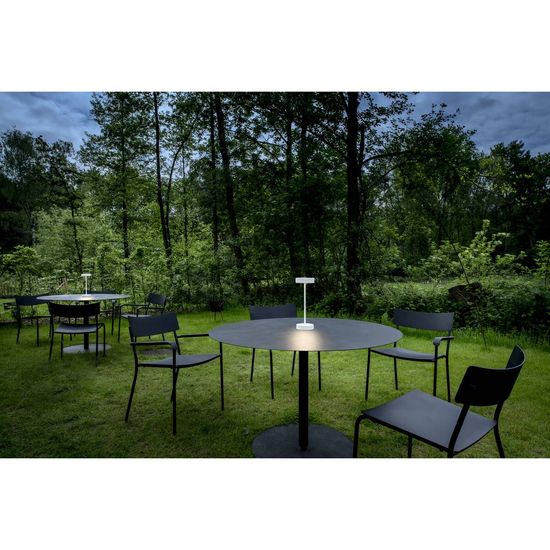 SLV 1007360 VINOLINA, LED Akku-Tischleuchte IP54, 2700/3000K, TOUCH, weiß
