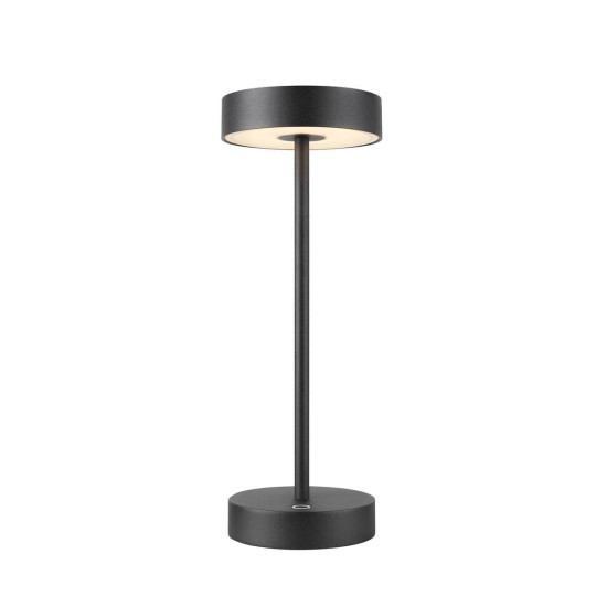 SLV 1007362 VINOLINA, LED Akku-Tischleuchte IP54, 2700/3000K, TOUCH, schwarz