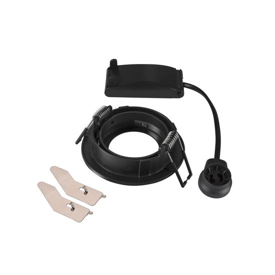 SLV 1007369 NEW TRIA 68, Deckeneinbauleuchte rund GU10, schwarz