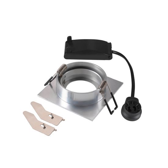 SLV 1007373 NEW TRIA 68, Deckeneinbauleuchte, quadratisch GU10, aluminium