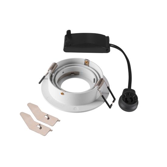 SLV 1007374 NEW TRIA 75, Deckeneinbauleuchte rund GU10, weiß