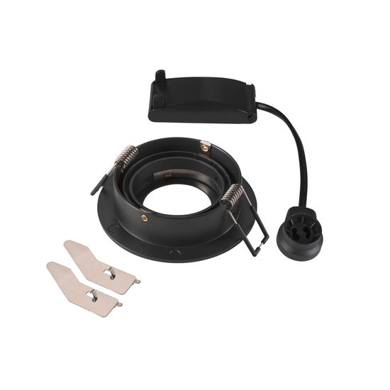 SLV 1007375 NEW TRIA 75, Deckeneinbauleuchte rund GU10, schwarz