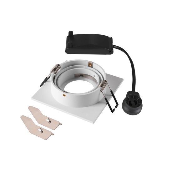 SLV 1007377 NEW TRIA 75, Deckeneinbauleuchte, quadratisch GU10, weiß