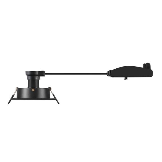 SLV 1007378 NEW TRIA 75, Deckeneinbauleuchte, quadratisch GU10, schwarz