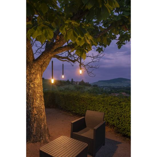 SLV 1007380 TAHA Leuchten-Set, Akku, IP65, 2700K, dimmbar, schwarz
