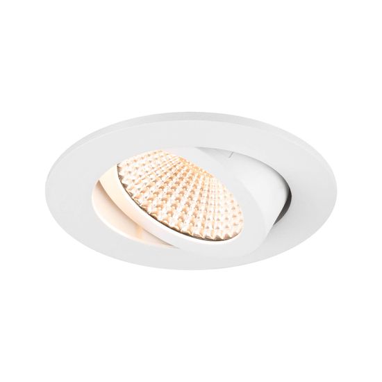 SLV 1007387 NEW TRIA 68, LED Deckeneinbauleuchte, 2700K, 60° rund weiß
