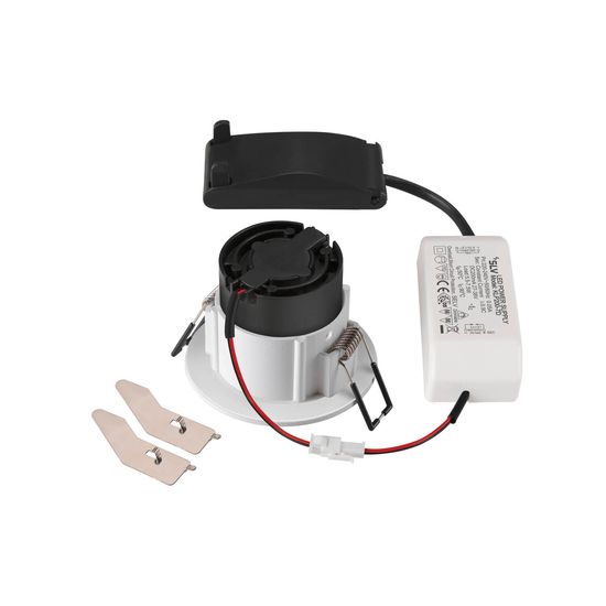 SLV 1007405 NEW TRIA 68, LED Deckeneinbauleuchte, 2700K, 38°, IP20/IP65 rund weiß