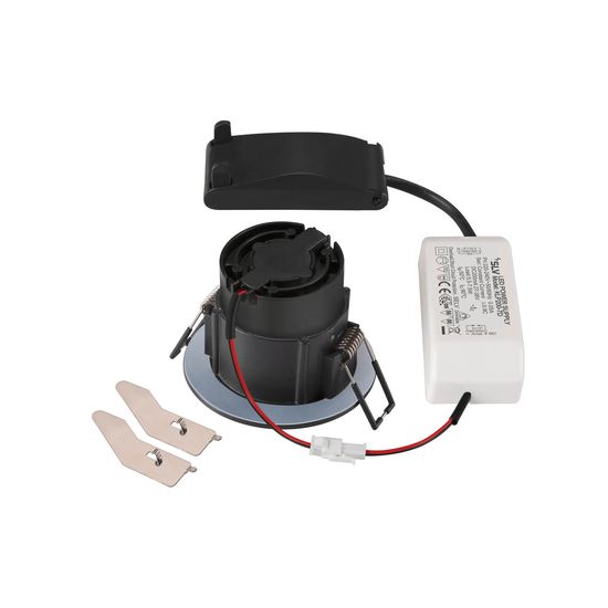 SLV 1007406 NEW TRIA 68, LED Deckeneinbauleuchte, 2700K, 38°, IP20/IP65 rund schwarz