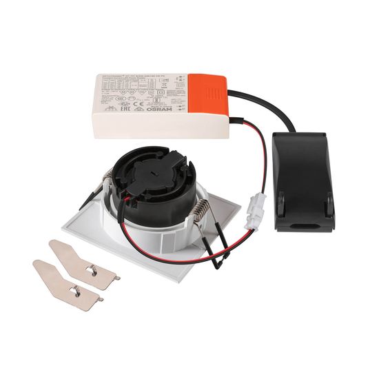 SLV 1007437 NEW TRIA UNIVERSAL 68, LED Deckeneinbauleuchte, 2500/3000/4000K, 38°, quadratisch, weiß