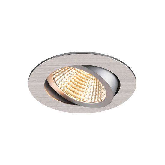 SLV 1007445 NEW TRIA 95, Deckeneinbauring, D: 11 H: 2.6 cm, aluminium