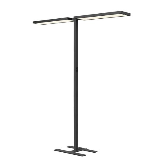 SLV 1007465 WORKLIGHT PRO, LED Stehleuchte, 150W, 4000K, Touch, schwarz