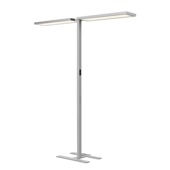 SLV 1007467 WORKLIGHT PRO, LED Stehleuchte, 150W, 4000K, Touch, grau